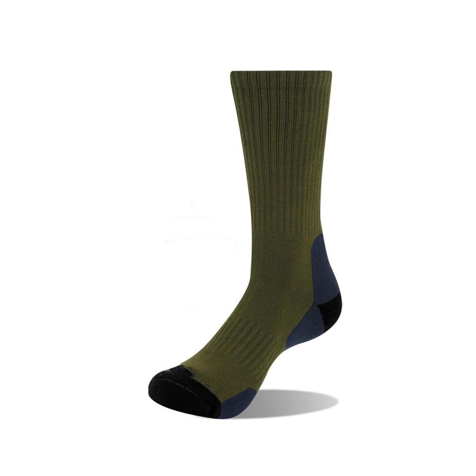 5 par sportowych okrągłych szyi ciepłych i grubych skarpet zimowych (Color : M1803GN, Size : XL(Men 9.5-12.5 US))