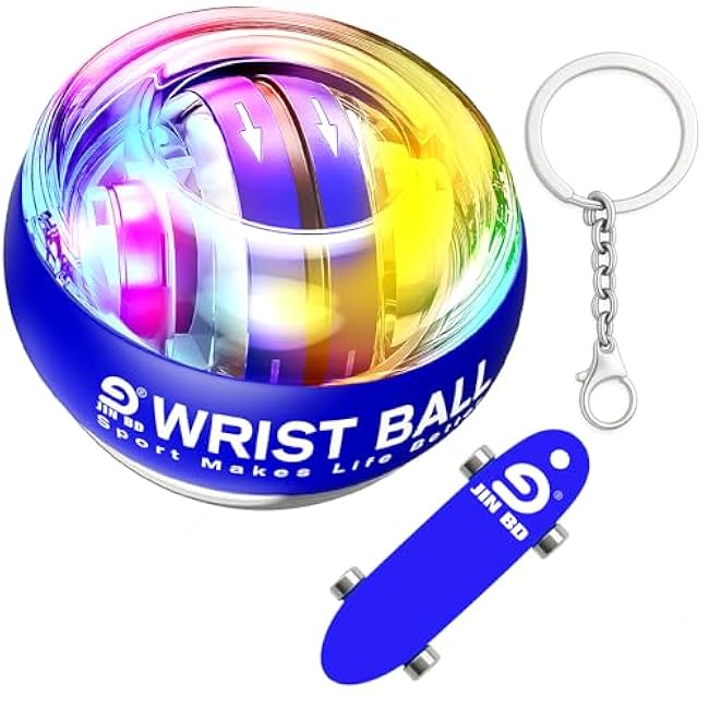 Wrist Ball Gyroscope Forearm Trainer, Torque Ball, Power, Automatic Start Wrist Strengthener,
