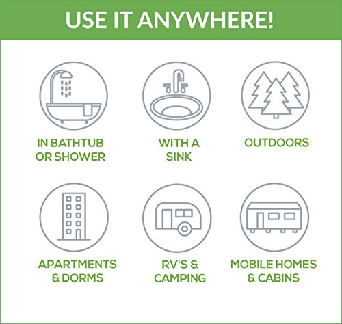 Lavario Portable Clothes Washer (Manual Non-Electric Portable Washing Machine for Camping, Apartments, RV’s, Delicates) - Thumbnail 5