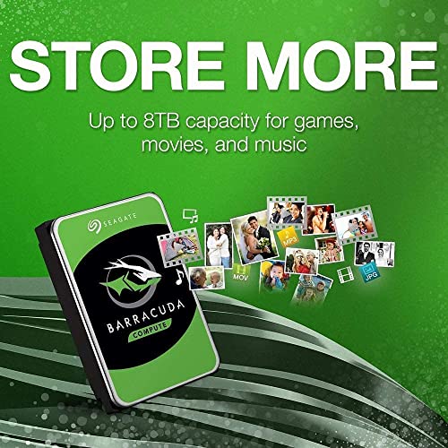 Image of Seagate BarraCuda Internal Hard Drive 2TB SATA 6Gb /s 256MB Cache 3.5-Inch (ST2000DM008)