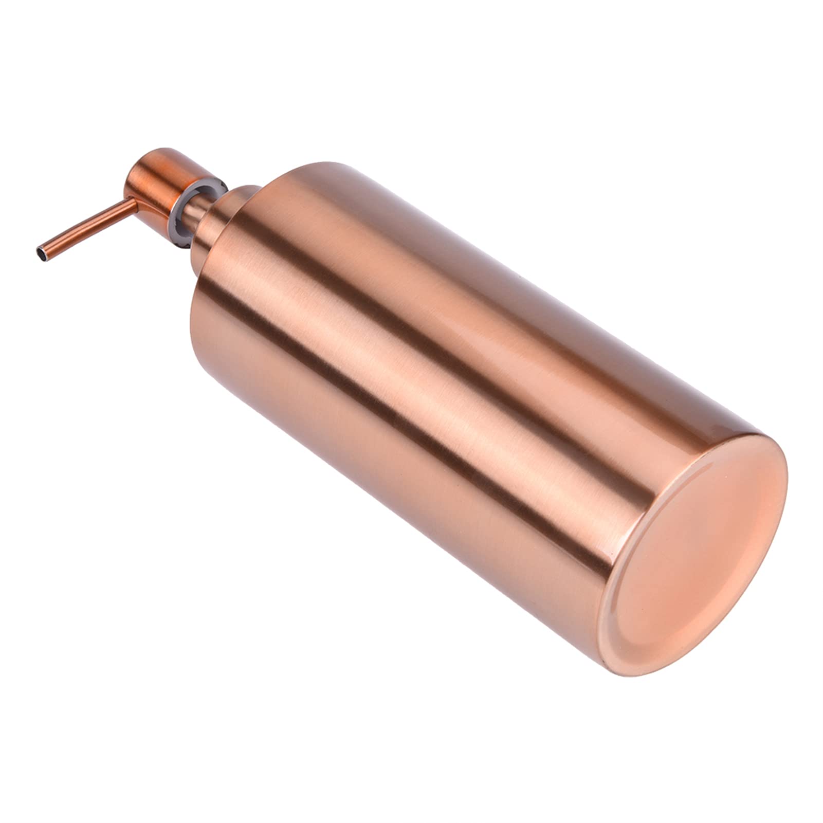 Tbest Ld, dozownik Sapone Oro, Porta Sapone Rosa, miedziany diament i cięty dozownik mydła pompa ze stali nierdzewnej kuchnia łazienka blat ręczna pompka dozownik mydła w płynie butelka balsamu 350 ml