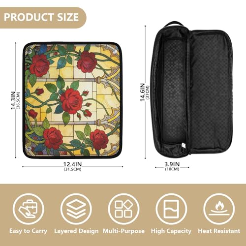 Bolsa de viaje para herramientas de cabello Hot Hair Tools con base resistente al calor, portátil y multifuncional para planchas, rizadores y cepillos miniatura 4