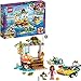 Produktbild LEGO 41376 Friends Schildkröten-Rettungsstation Boot Spielset mit Olivia Minipuppe, Zobo Roboterfigur und 4 Babyschildkröten, Set zur Meeresrettung