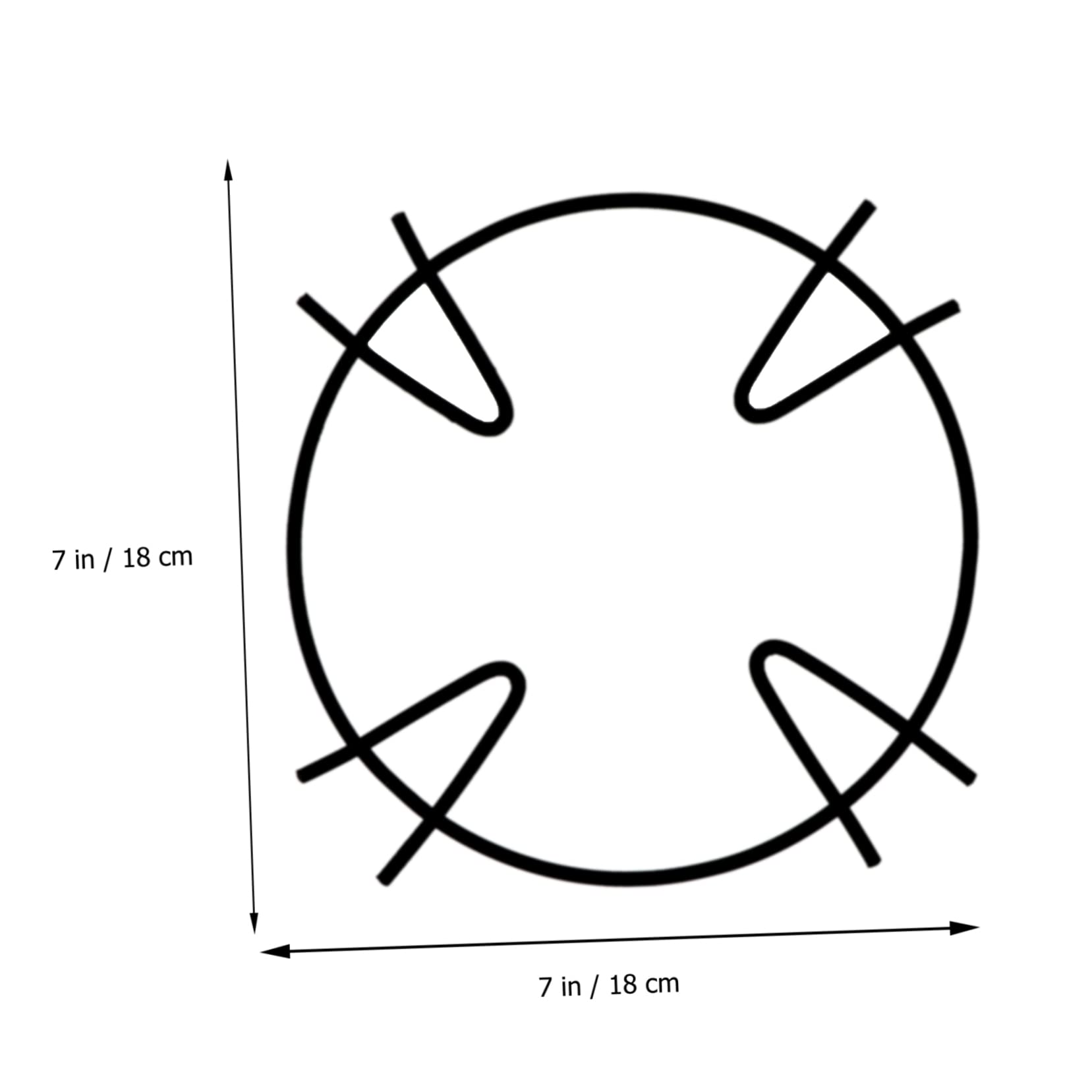 Mobestech 3Pcs Gas Stove Racks for Pots Skid Holders with High Temperature Resistance Kitchen Gadgets for Balancing Cookware Gas Cookers Easy to Clean and Design