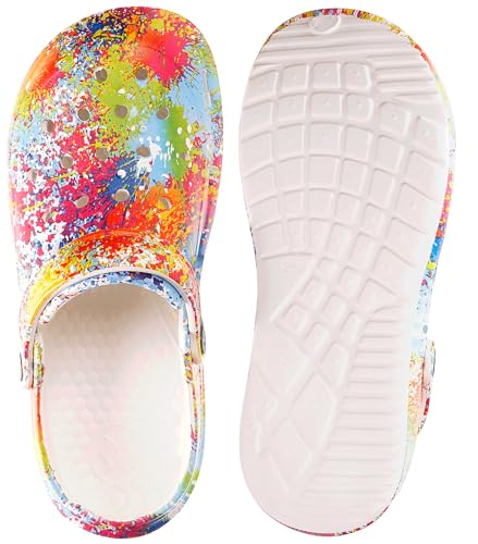 Image of Gaatpot Mens Womens Garden Clogs Shoes with Arch Support Unisex Gardening Slip on Sandals Beach Slippers Shoes Clog