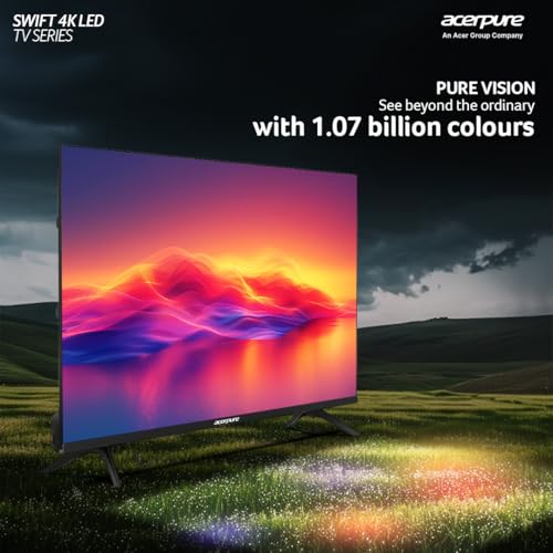 Image of Acerpure 109 cm (43 inch) Swift Series UHD LED Smart Google TV AP43UG51ASFTD Model (Black)