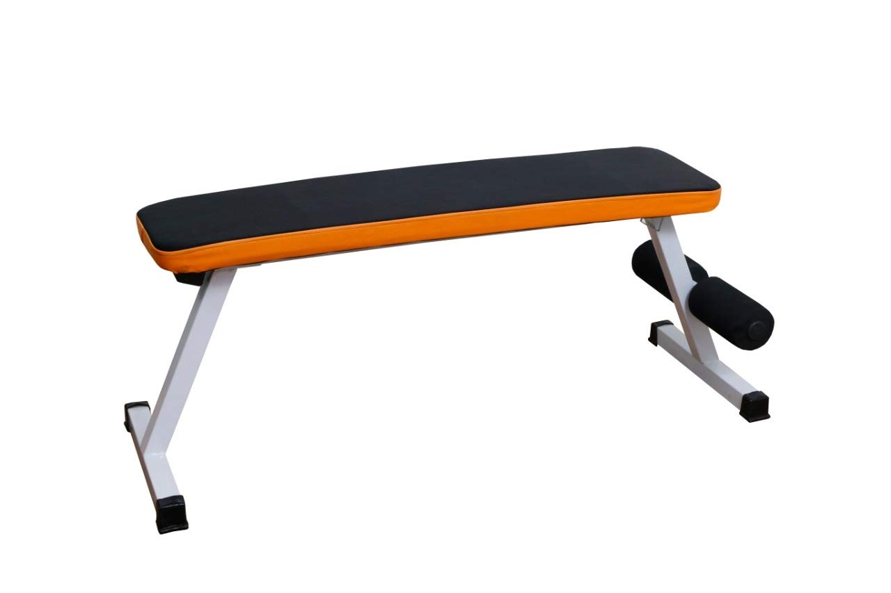 BODI PRO Foldable Flat Bench- Up to 500 kg Capacity Tested for Strength Training Multipurpose Fitness Exercise Gym Workout, Heavy Duty Weight Flat Bench for Home & Gym(YELLOW) (B0B4SBZRY7) Amazon Price History, Amazon Price Tracker