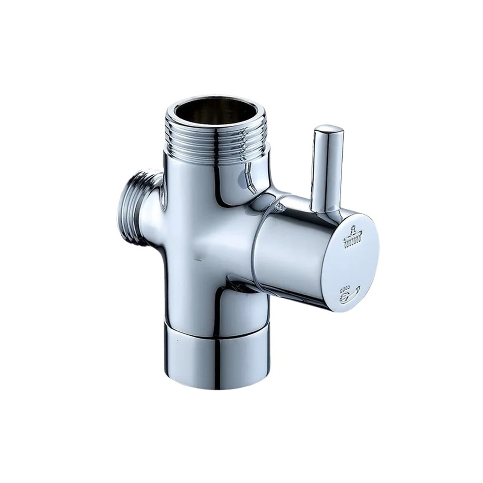 Brass 3 Way Shower Head Diverter Valve G1/2 Inch Three Function Switch Adapter for Toilet Bidet