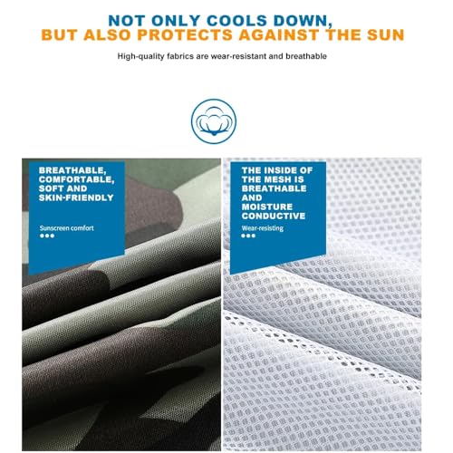 Meichoon Summer Cooling Jacket Unisex Short Sleeve Air Conditioner Clothes with Powerful Fans for Camping Hiking Fishing4