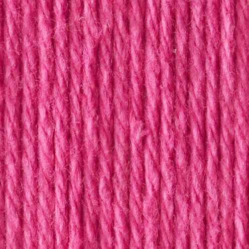 Image of Lily Sugar 'N Cream The Original Solid Yarn, 2.5oz, Medium 4 Gauge, 100% Cotton - Hot Pink - Machine Wash & Dry