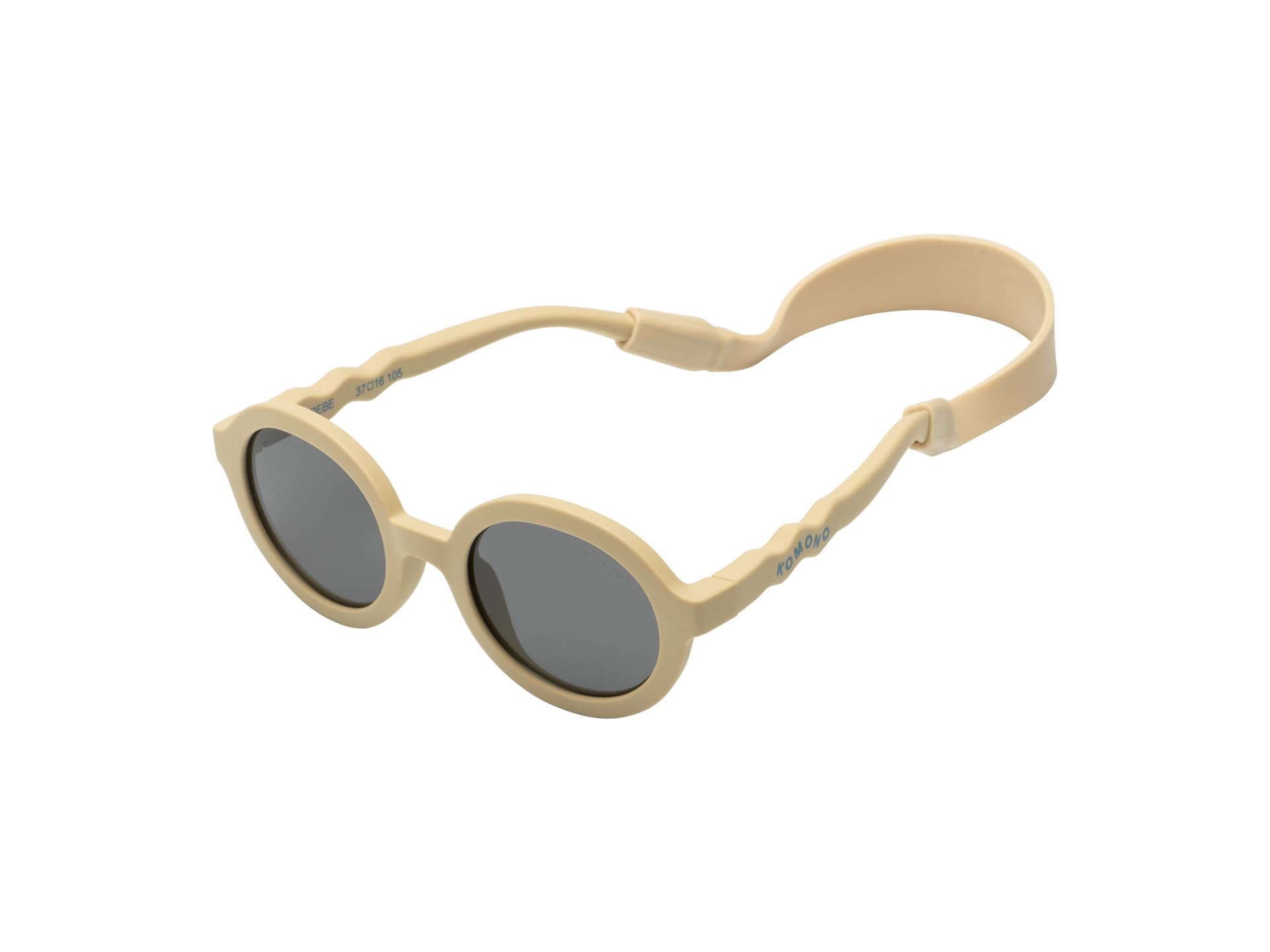 KOMONO Bebe Baby Kinder Runde Sonnenbrille mit UV-Schutz und kratzfesten Gläsern, Für Babys, Unisex Mädchen und Jungen im Alter von 0-1