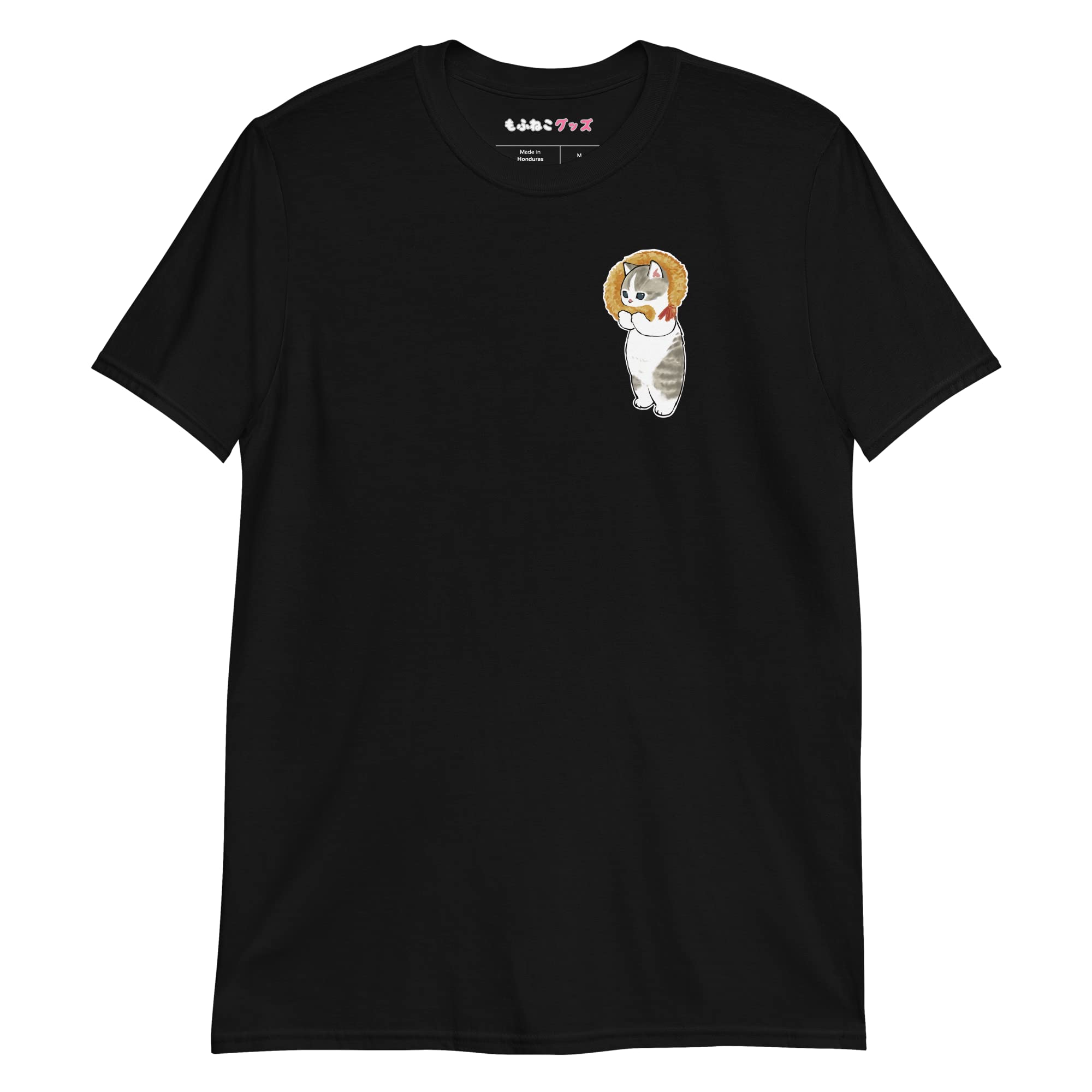 にゃん　半袖シャツ Amazon.co.jp: [もふねこグッズ] mofusand 半袖Tシャツ えびマフラー