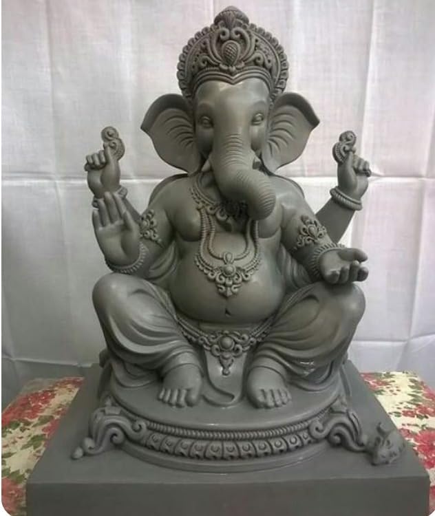 Image of Sculpting Clay Shadu Mati Easy Modeling for Kids, Organic Eco-Friendly Air Dry Clay Safe Nontoxic Sculpting, Modeling, Pottery, Ganesh & Jewelry Making for Kids & Adults, 500g