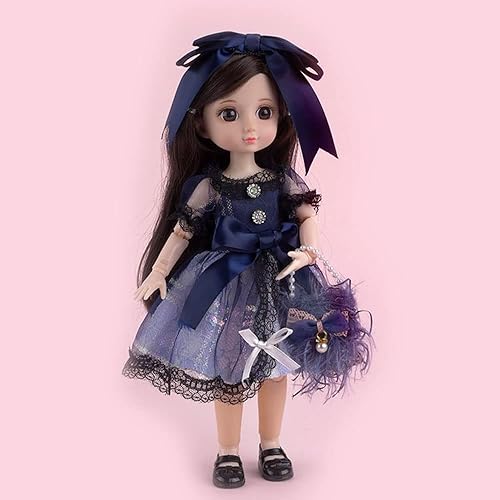 Miniatura 2 de Ropa de muñeca BJD de 16 de 12 pulgadas, lindo vestido de hada, 11.8 in, accesorios de muñeca, el mejor regalo para niñas (D)