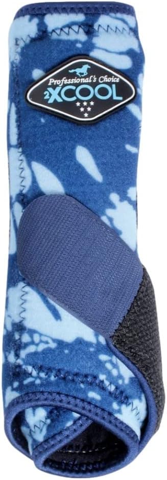 Professional's Choice 2XCOOL Sports Medicine Boots 2-Pack (Small, Bleach Dye)