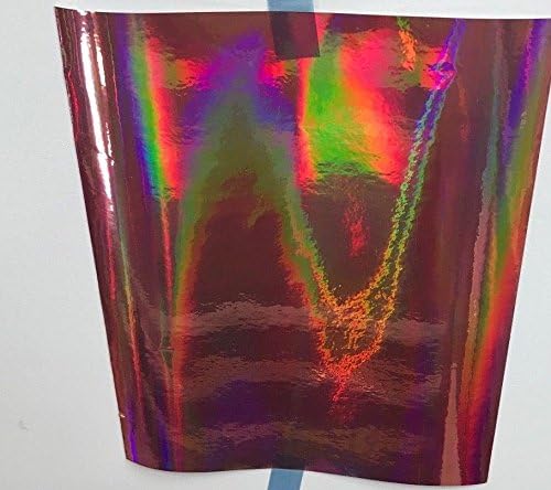 Rose Gold Holographic Rainbow Sign Vinyl (12 inch x 100 ft)