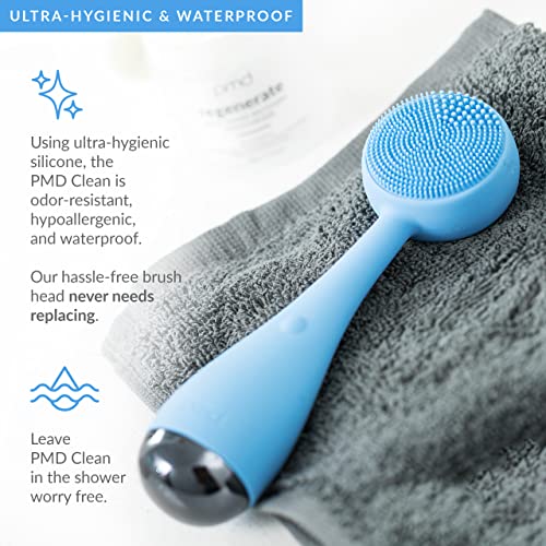 Pmd Clean - Smart Facial Cleansing Device With Silicone Brush & Anti-Aging Massager - Waterproof - Sonicglow Vibration Technology - Clear Pores And Blackheads - Lift, Firm, And Tone Skin #TOP6
