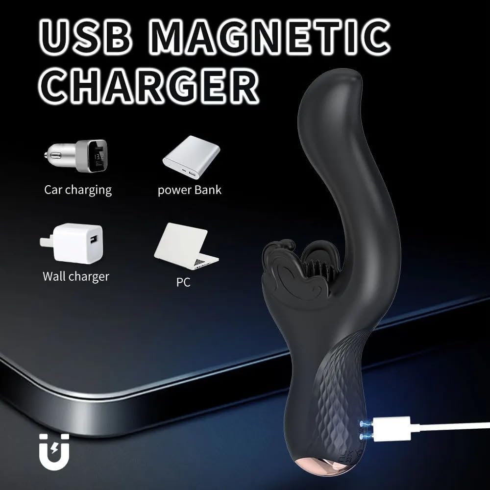 Vibratore Potenti vibratori per donne Prodotti erotici Vibratore ad alta frequenza Massaggio clitorideo Magnetico ricaricabile Donne vibratore a farfalla Giocattoli del sesso