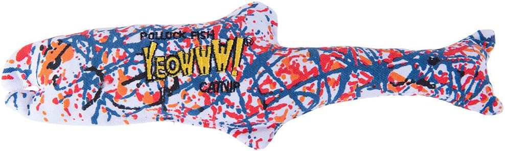 Yeowww Pollock Fish Cat Toy, for All Breed Sizes