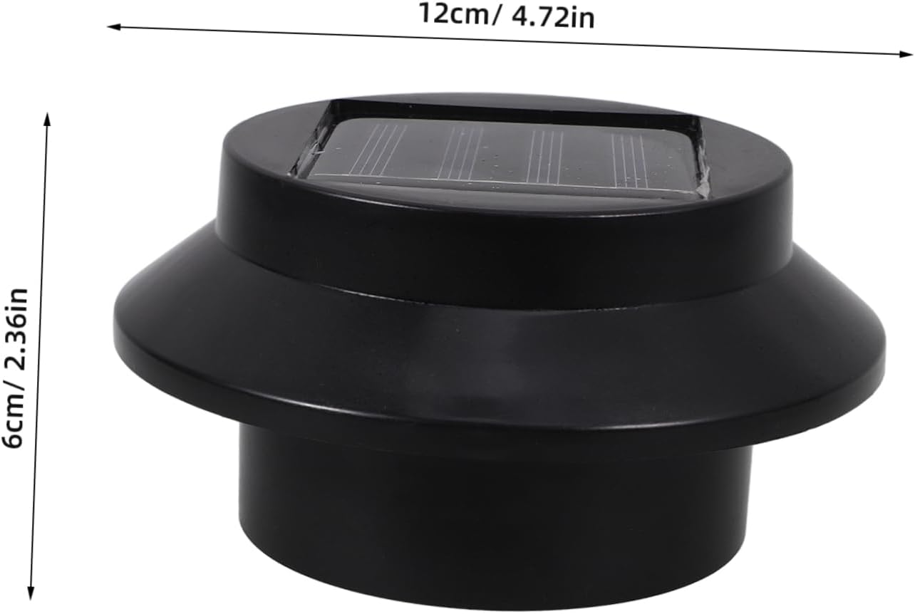 Homoyoyo 6pcs Solar Fence Lamp LED Under Light for Outdoor Use Waterproof Garden Lighting Energy Efficient Solar Lights Easy Installation for Patios and Yard