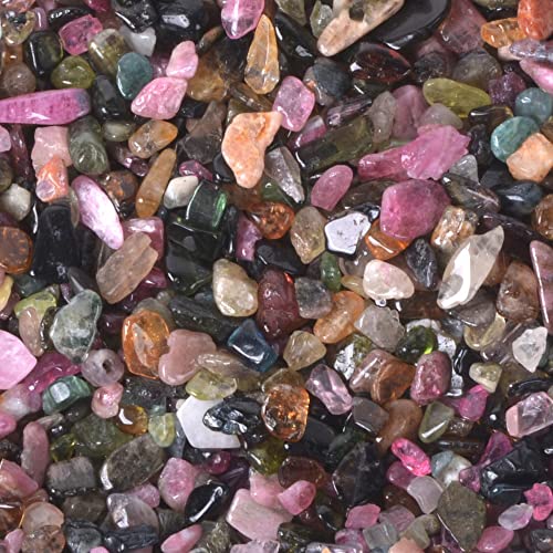 Image of 100 grams Small Tumbled Chips Polished Crushed Stone Crystal Healing Embellishments