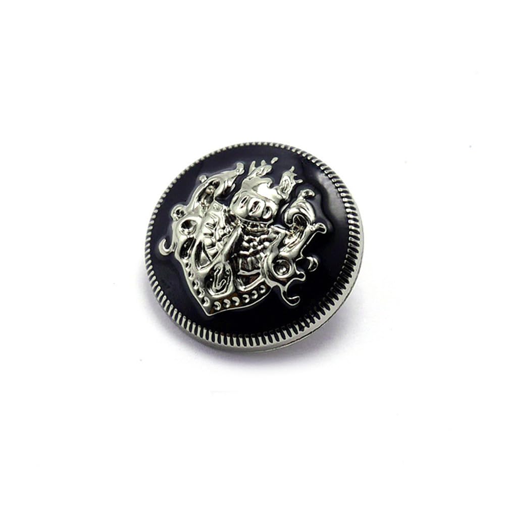 5pcs Metal Buttons for Clothing Crafts - Premium Sewing Accessories Buttons for Garments and Coats