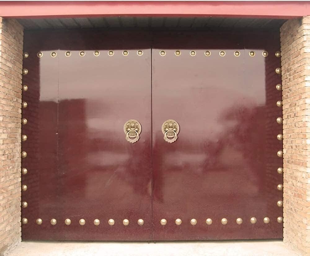 Chinese Classical Door Handle Lions Door Knocker Outdoor Gate Knocker for Front Door Furniture Pull Handle Knobs - Chinese Style Gold Closet Door Handle (24cm Wide)