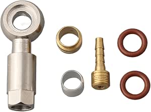 INSERT DE RACCORD de tuyau hydraulique MT4 MT5 argent 15-30 g vélo