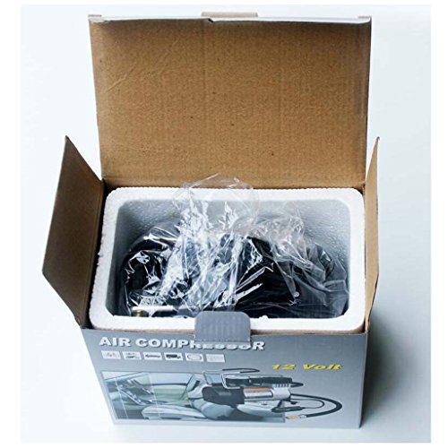 Baoblaze Compressor de Ar Automotivo, Bomba de Ar Portátil 150 PSI / 12V, Bomba de Pneu Automotivo p