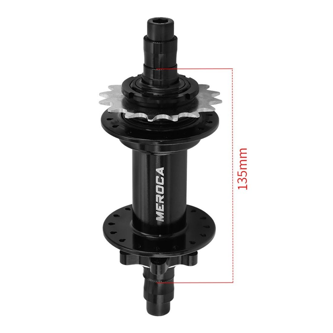Mozzo Posteriore Per Bici Da Salto A Velocità Singola 16T Mozzi 32H 135mm