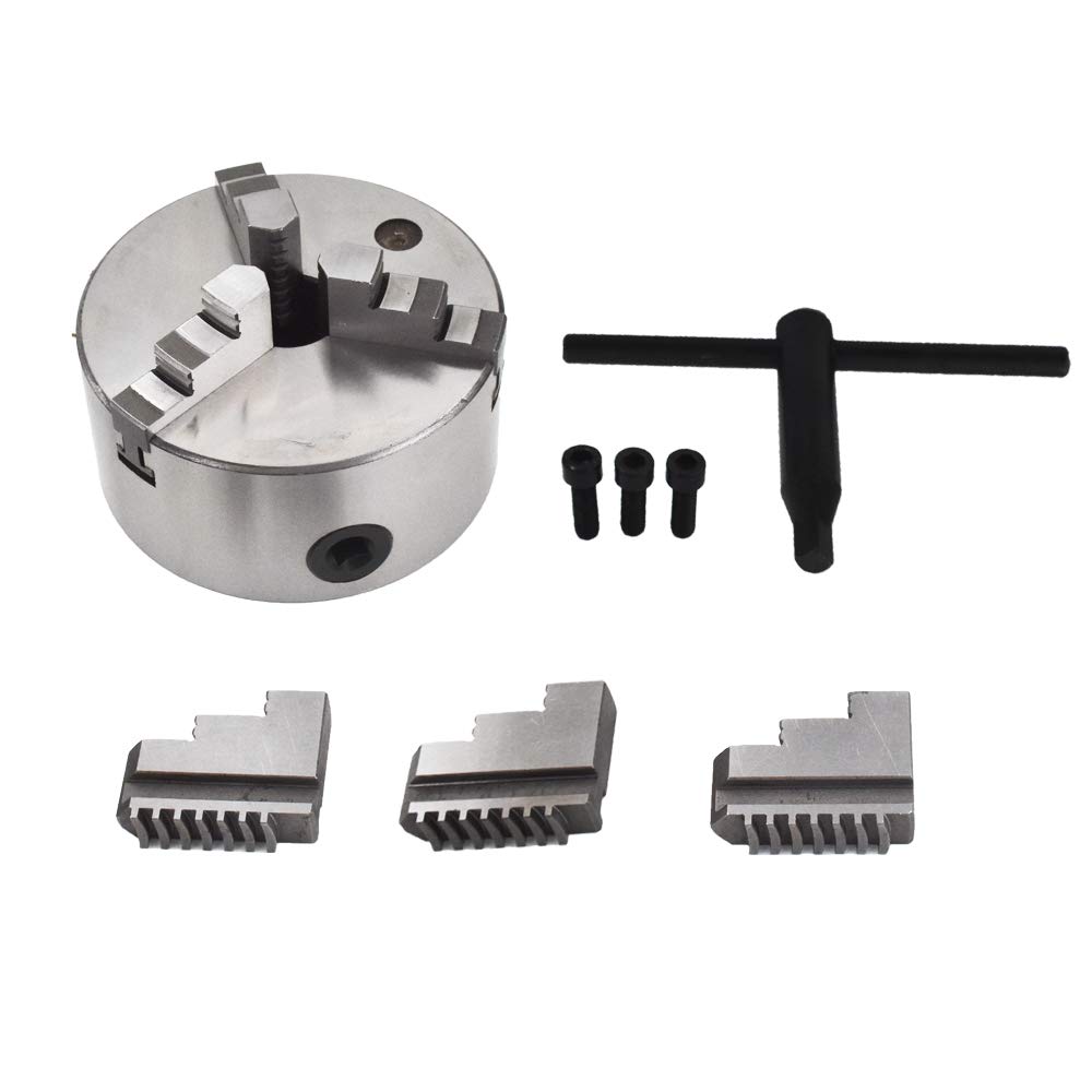 New 5'' Lathe Chuck K11-130 130mm 3 Jaw Self Centering Cast Iron CNC Machine