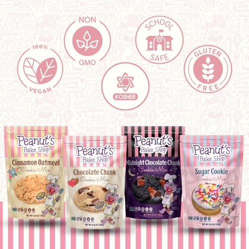 Peanut'S Bake Shop Vegan And Gluten-Free Cookie Mix | Non-Gmo, Kosher Cookie Mixes For Decadent Treats  thumb #3