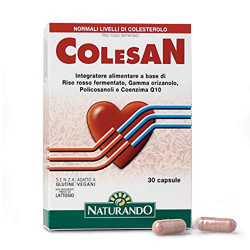 Colesan 30 Cápsulas Complemento Alimenticio Para Normales Niveles De Colesterol