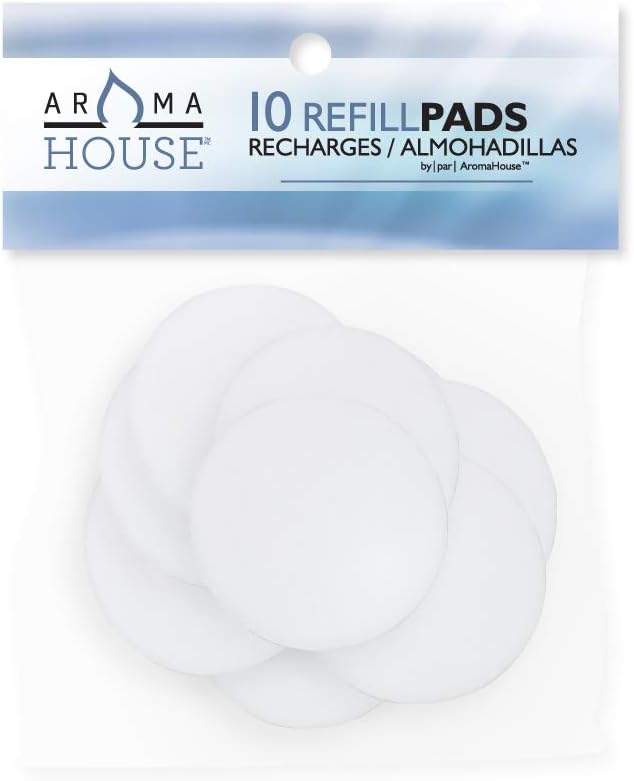 Aromapearl Aromaterapia Refil Sem Aroma, 10 Unidades para Máximo Aproveitamento dos Óleos Essenciais