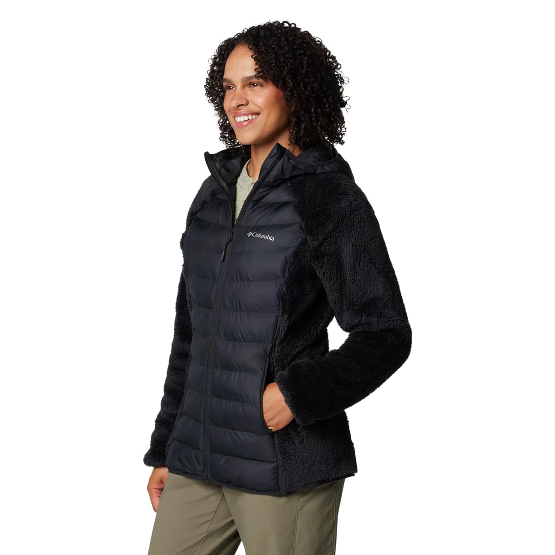 Columbia Damska kurtka puchowa Powder Lite 2 Sherpa Hybrid (1 szt.)