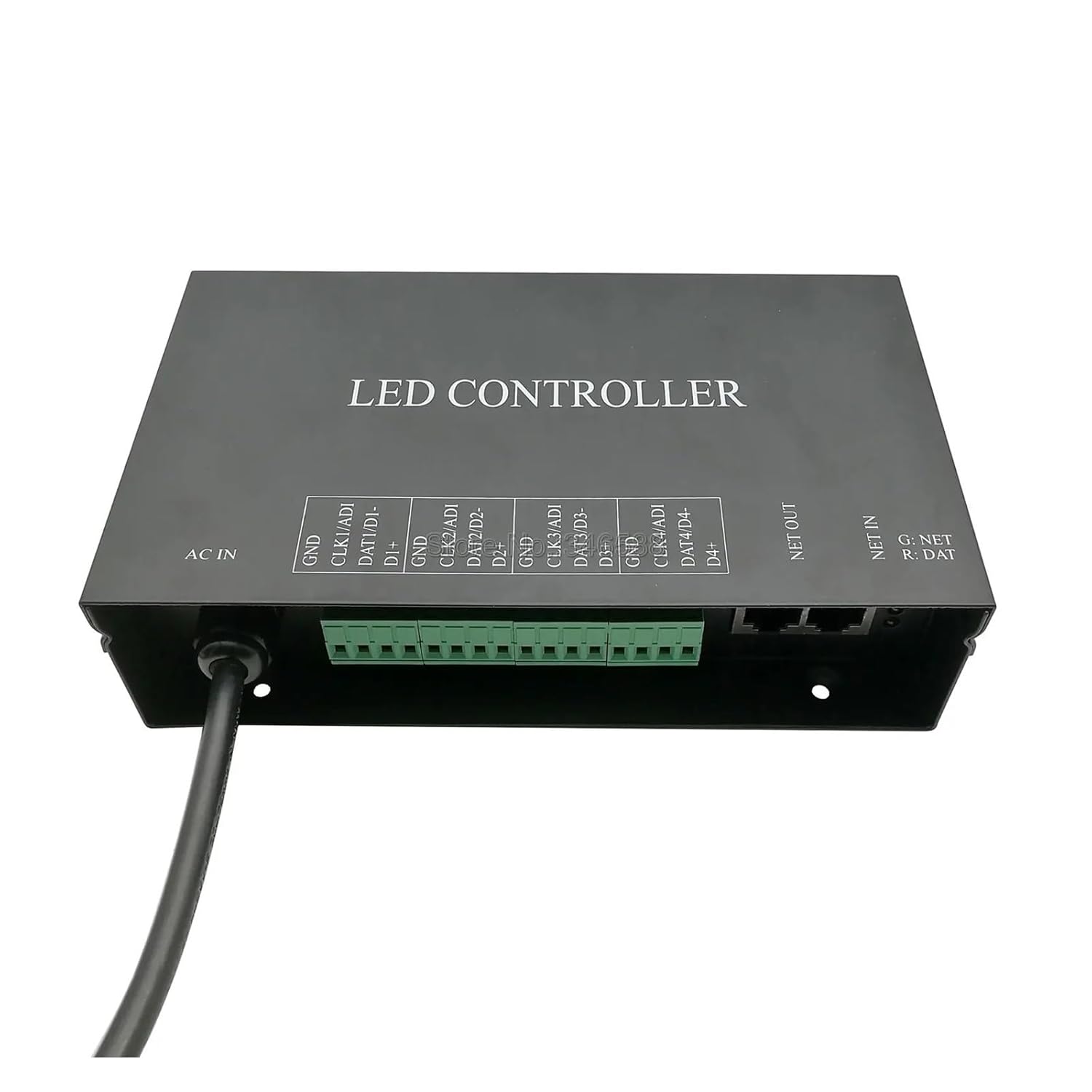 H802RA 4-Port (4096 Pixels) Controller WS2801 WS2811 LED Light Pixel Controller(US)