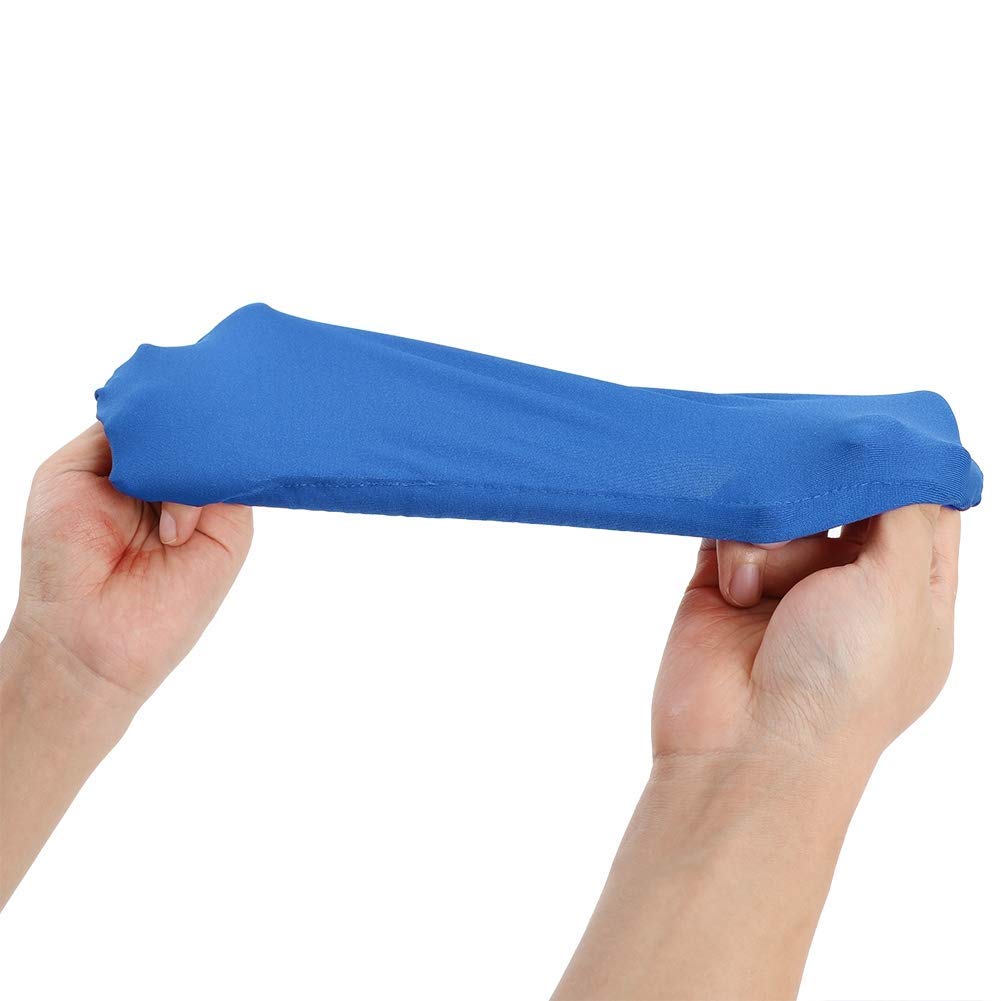 Una Coppia Copertura del Bracciolo della Sedia, Copertina Elastica Protezione Antipolvere in Poliestere, Rimovibili Proteggi Braccioli per Sedie per la Maggior Parte delle Sedie da Ufficio (Blu)