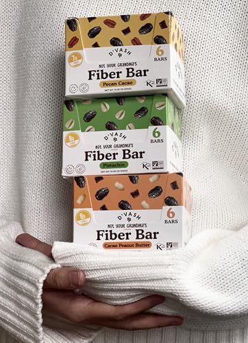 Barra de fibra D'vash Cacao Peanut Butter 6 unidades miniatura 4
