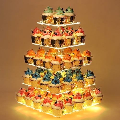 exhibidor de cupcakes marca Daladen