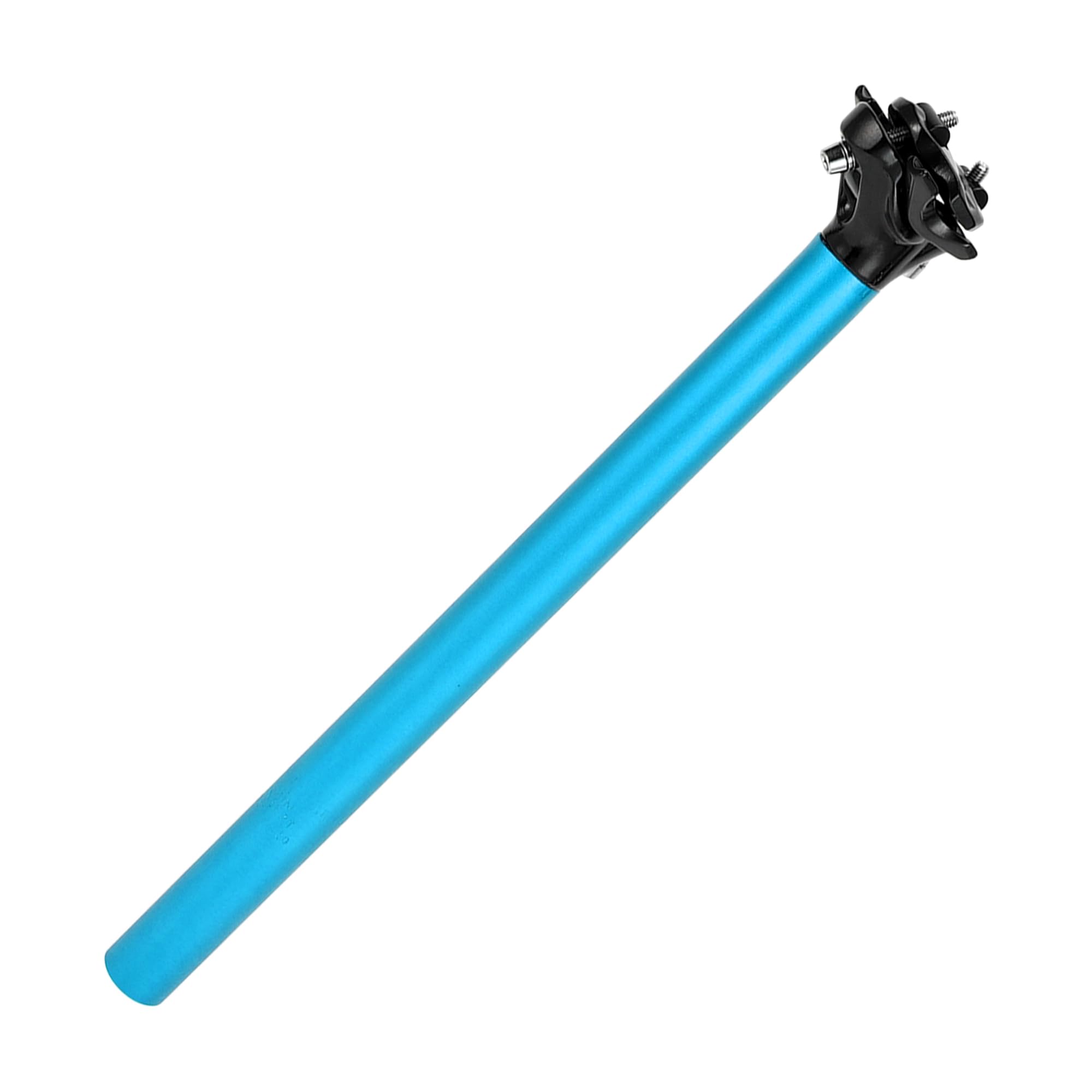 RATCHROLL 1 Pc Universal Bike Seat Posts Adjustable Angle 30.9x400mm Bike Saddle Post Seat Tube Blue Aluminum Alloy