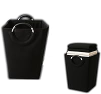 Milagro 100L Tall Laundry Basket with Handles - Slim Freestanding Hamper for Dorm, Bedroom, Bathroom & Small Spaces