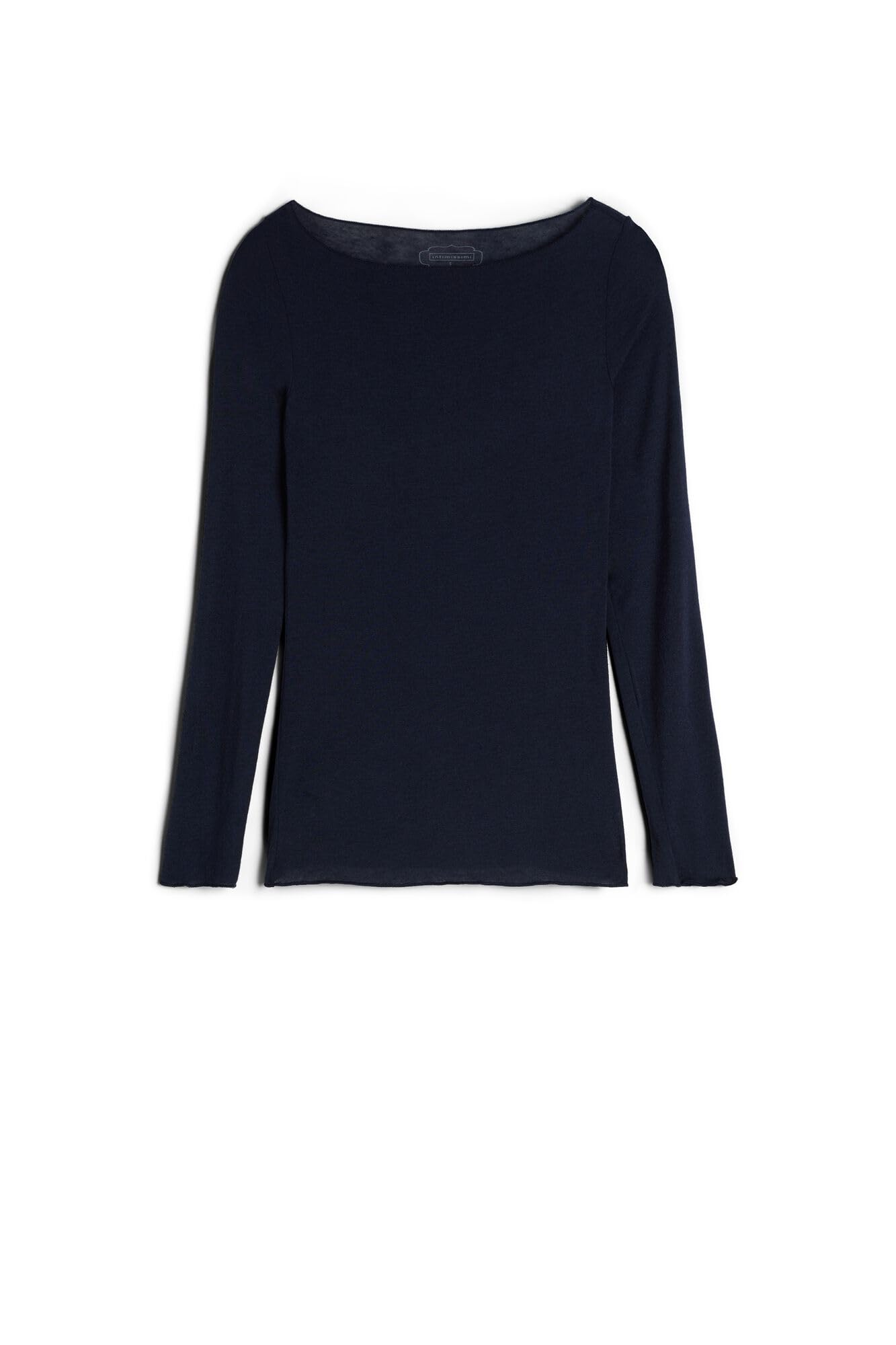Intimissimi Womans Boat Neck Modal Cashmere Ultralight Top