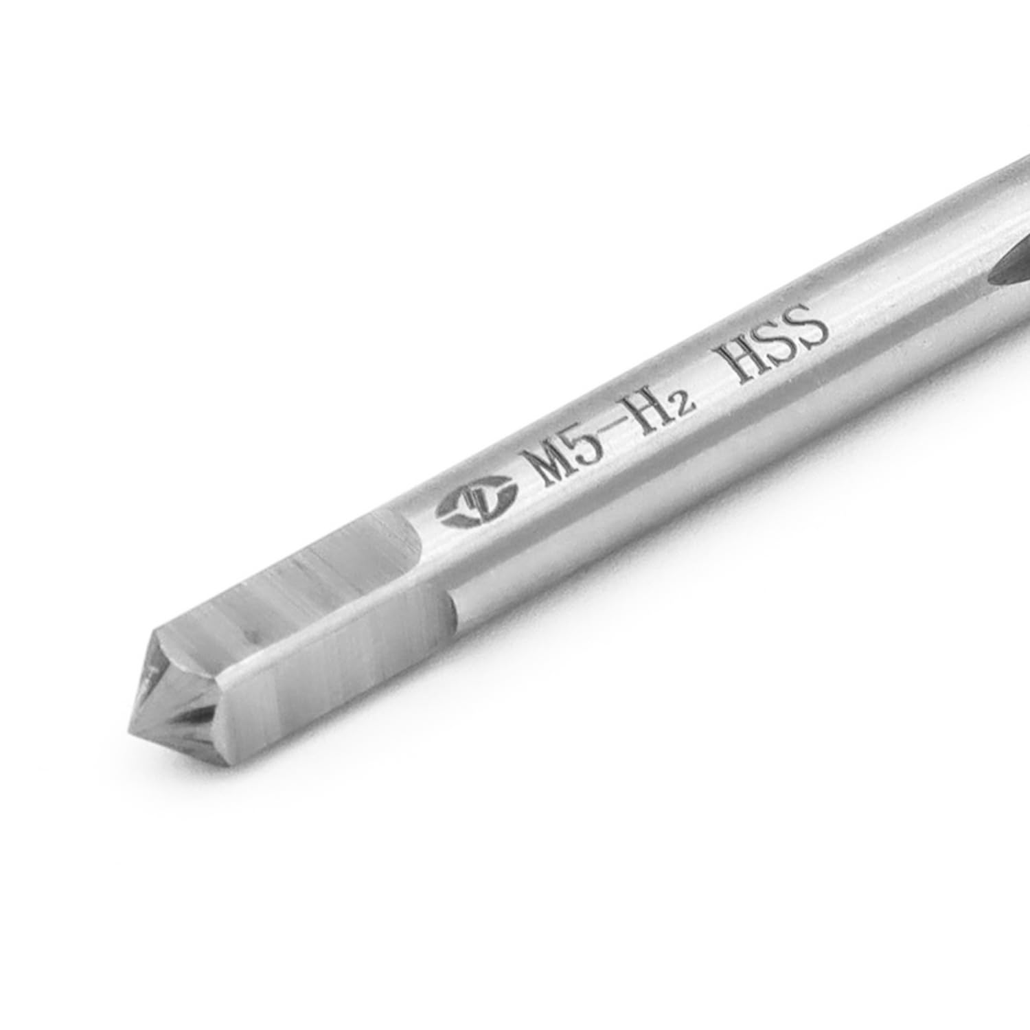 Kesiku M5*0.8 Metric Hand Thread Tap, Taper Screw Tap Set, Tapping Tool Repair Tool, 1 Pair, Silver, M5*0.8-2pc - Image 3