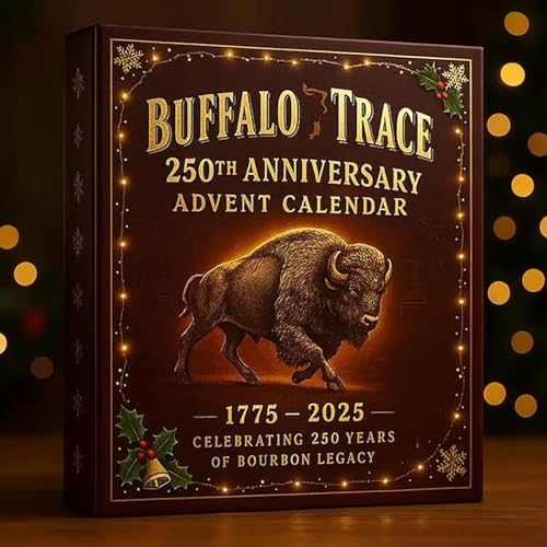 Calendario Dell'avvento Whisky 2025, Calendario Dell'avvento Buffalo Trace 24 Giorni Di Whisky Borbone Di Alta Qualità Proveniente Da Una Distilleria Storica Americana, Ornamenti Da Appendere Per - 6