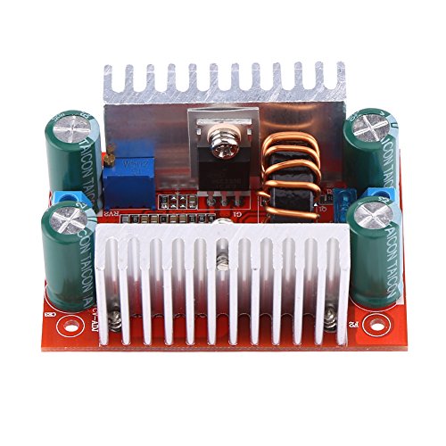Akozon Modulo Convertitore Boost Convertitore Step-up Digitale DC DC Boost Board Modulo Alimentazione 8,5-50V a 10-60V 15A Modulo di Alimentazione Caricabatterie a Corrente Costante
