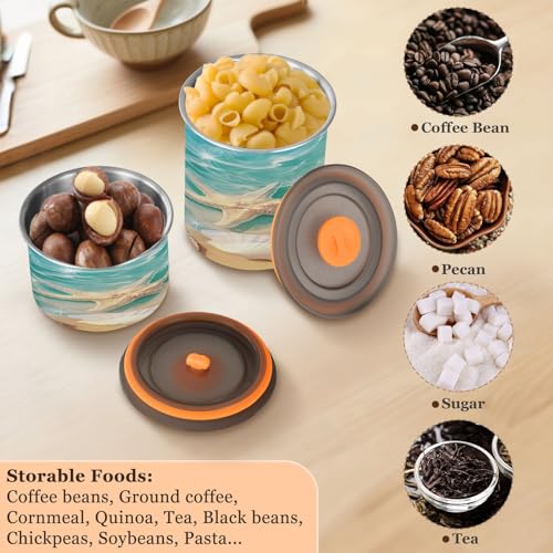 Envase Hermético de Acero Inoxidable para Café 500 ml miniatura 5