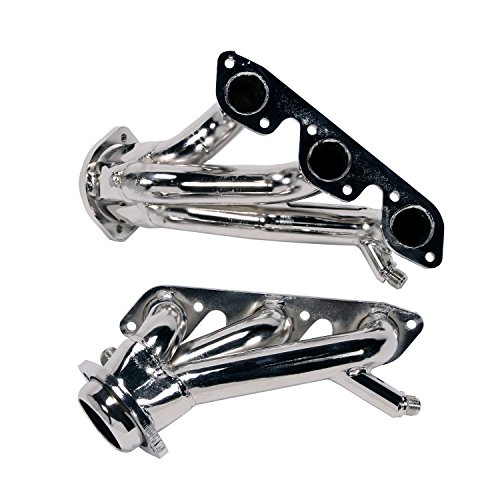 Bbk 4008 1-5/8" Shorty Tuned Length Performance Exhaust Headers For Ford Mustang 3.8L, V6 - Chrome Finish #TOP1