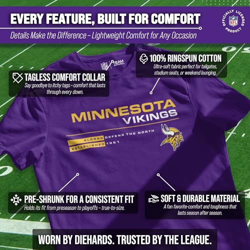 Camiseta NFL de algodón transpirable cómoda sin etiqueta Speed Stat Sheet talla S 3