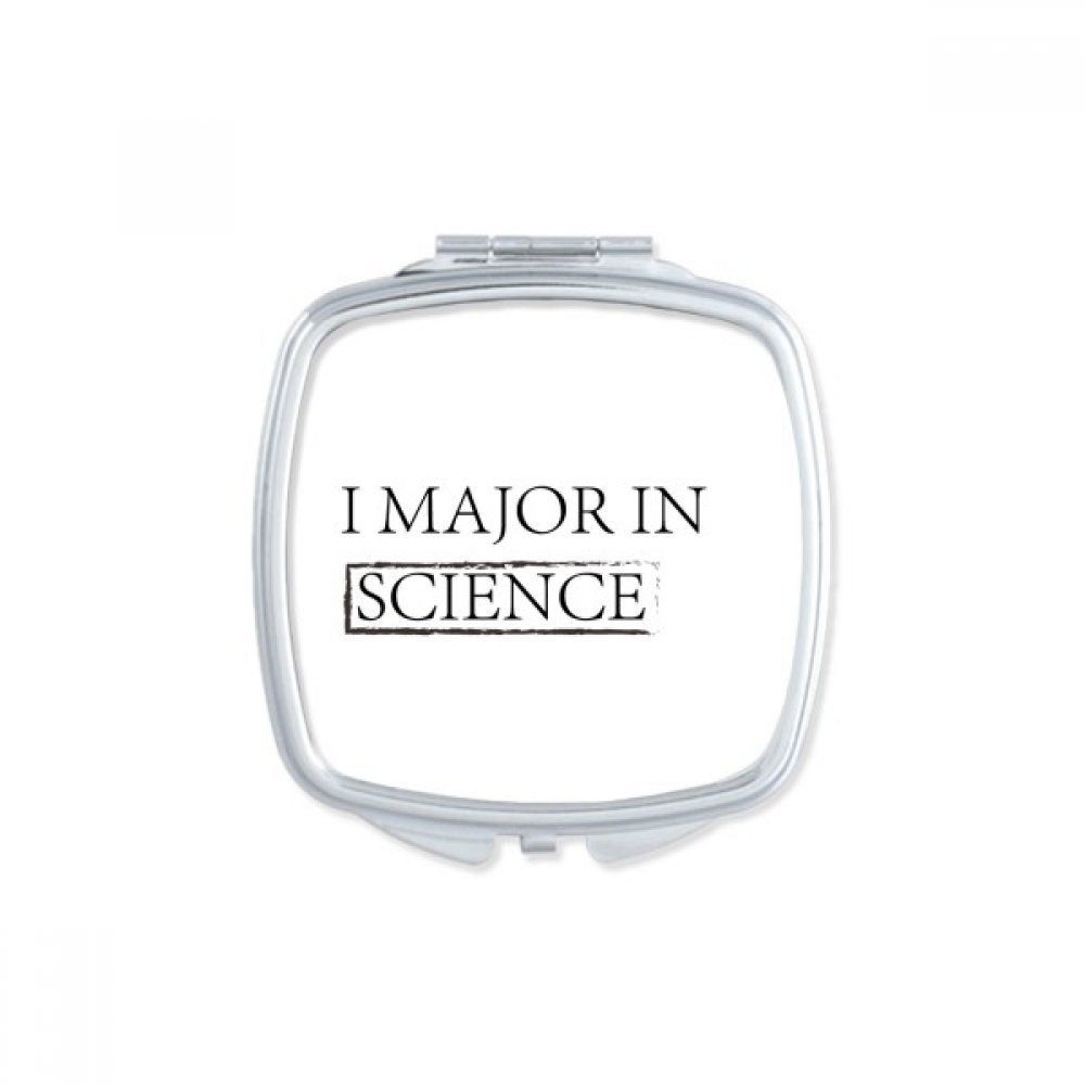 Miroir de poche portable pour retouches maquillage en voyage et au bureau