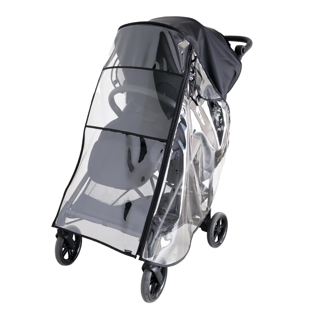 Amazon | プッパプーポ ベビーカー用 レインカバー 収納ポーチ付き